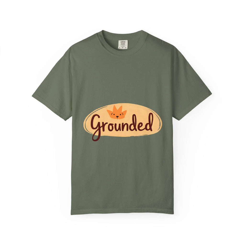Grounded Graphic T-Shirt, Soft Garment-Dyed Unisex Tee