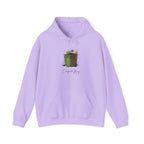 Whimsical Trash Can Hoodie Cozy Eco-Friendly Streetwear