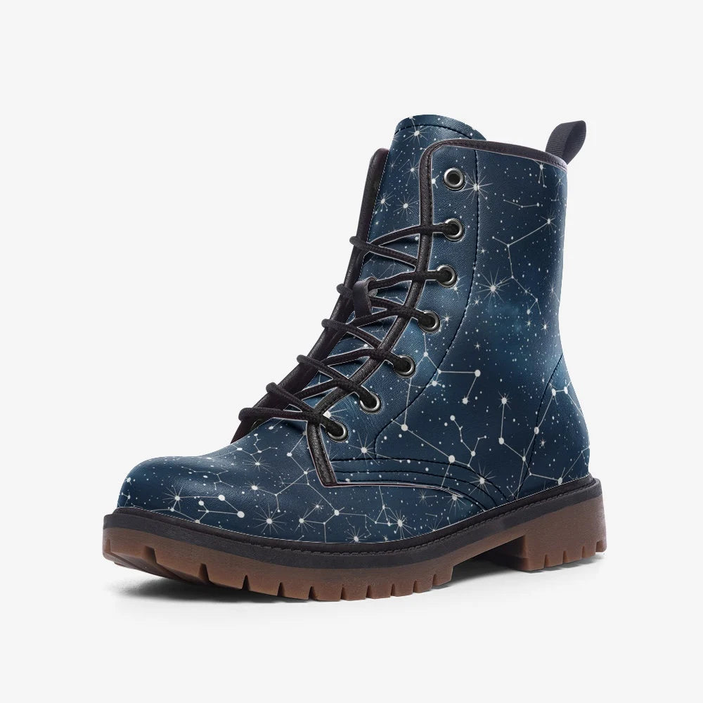 Constellations Vegan Leather Boots