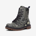 Activated Art Deco Vegan Leather Boots
