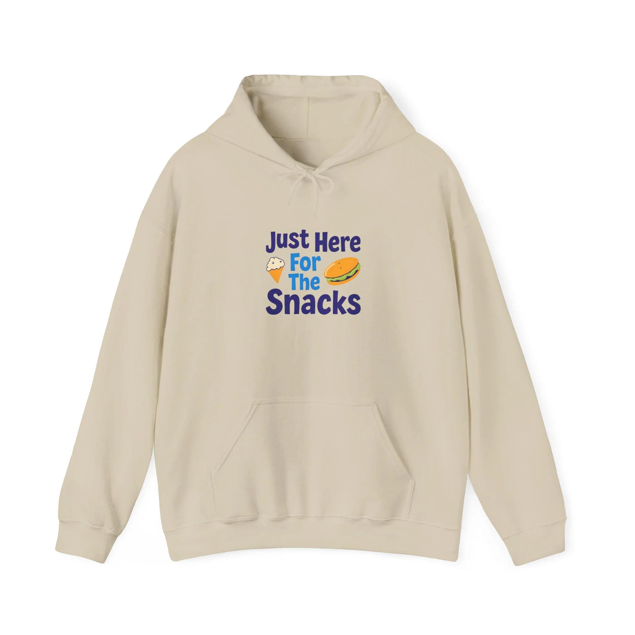 Just Here for the Snacks Hoodie Funny Food Lover