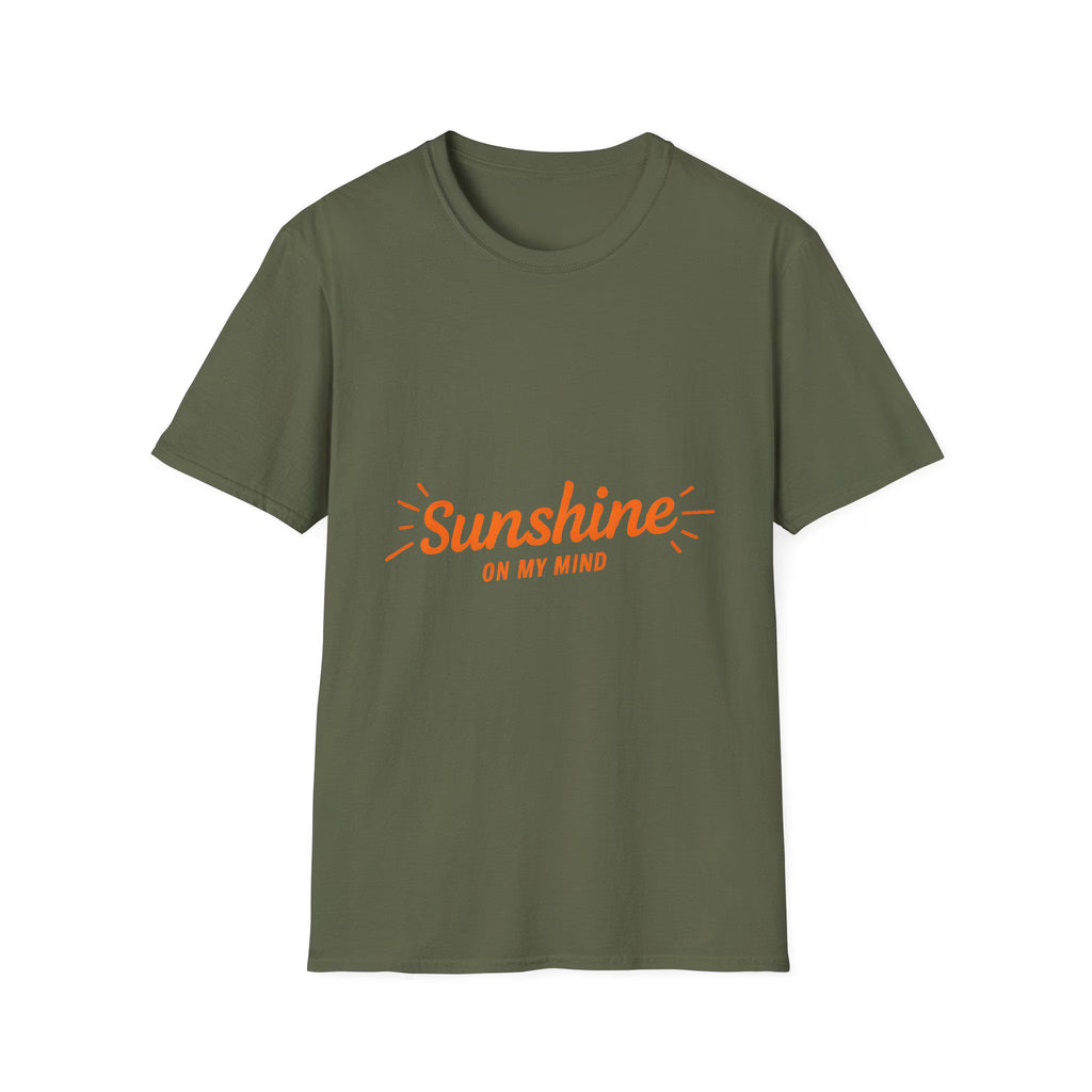 Sunshine On My Mind T-Shirt Summer Vibes Graphic Tee