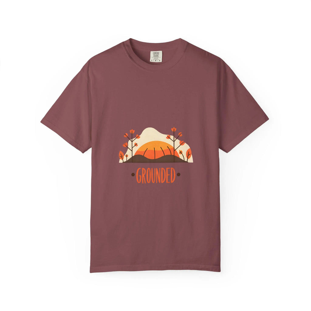 Grounded Garment-Dyed T-Shirt Unisex Eco-Friendly Tee for Nature Lovers