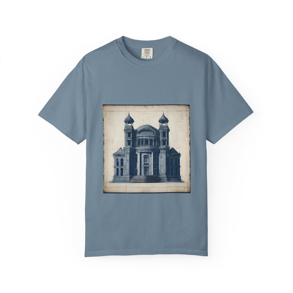 Architectural Illustration T-Shirt Garment-Dyed Comfort Colors Tee