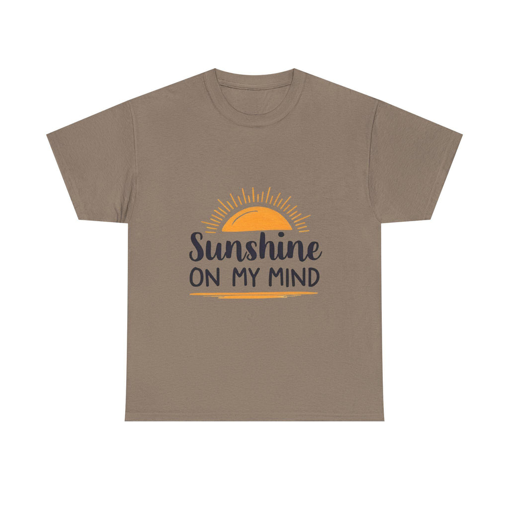 Sunshine on My Mind T-Shirt Positive Vibes Unisex Tee