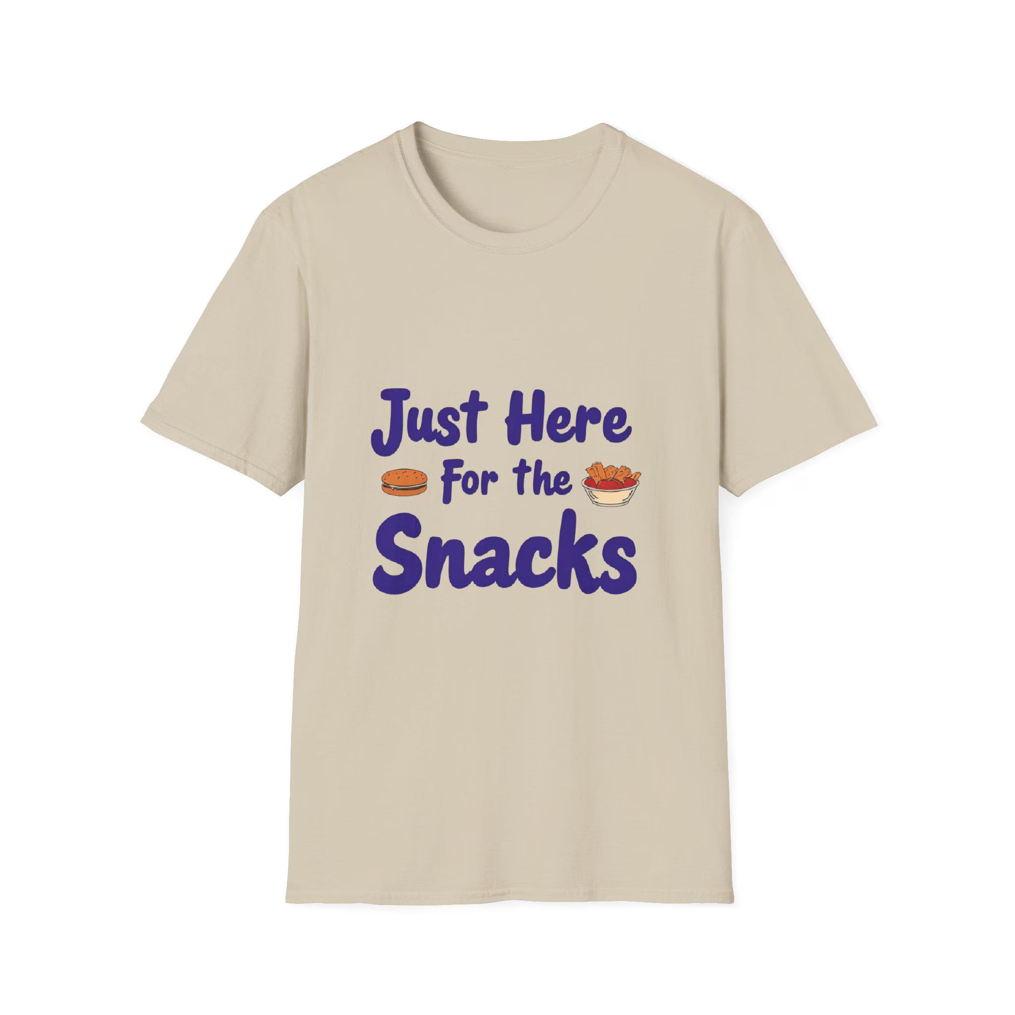 Funny Foodie T-Shirt Snack Lover Unisex Softstyle Tee
