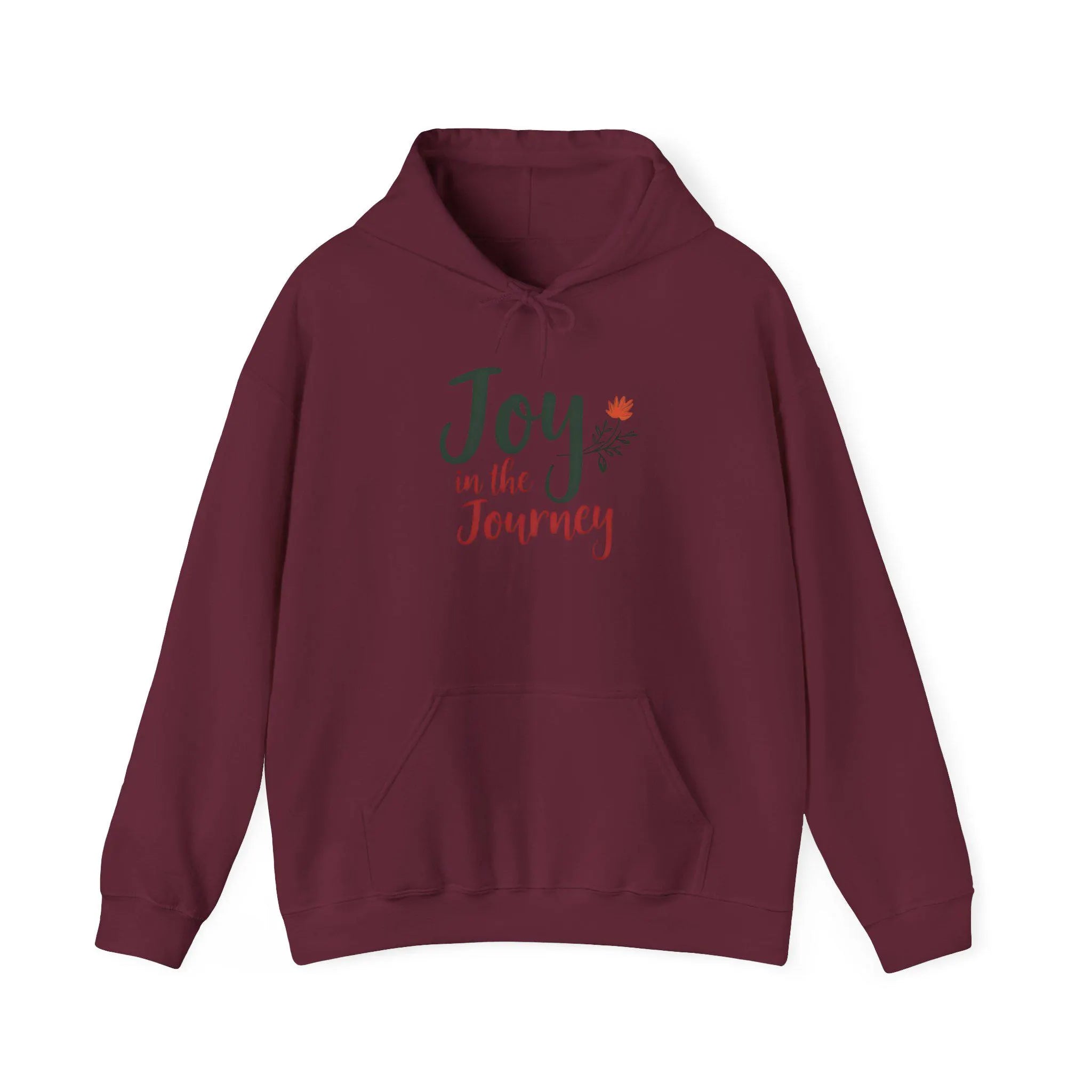 Motivational Hooded Joyful Journey Unisex Hoodie