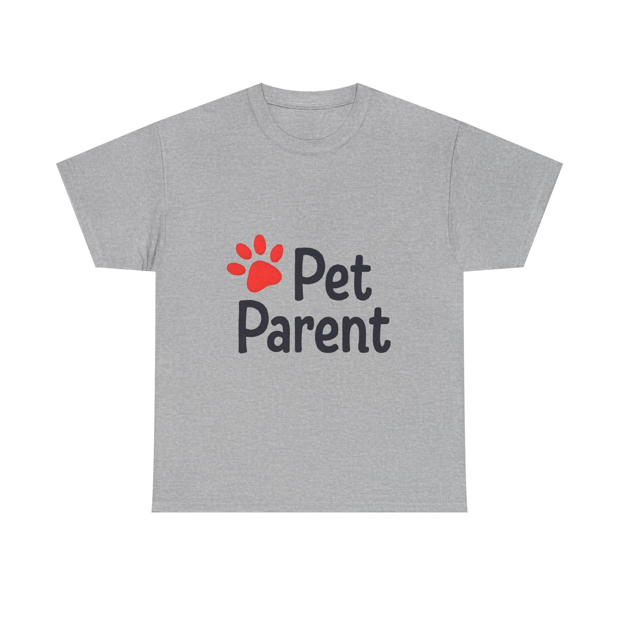 Pet Parent Heavy Cotton Tee Animal Lover Gift