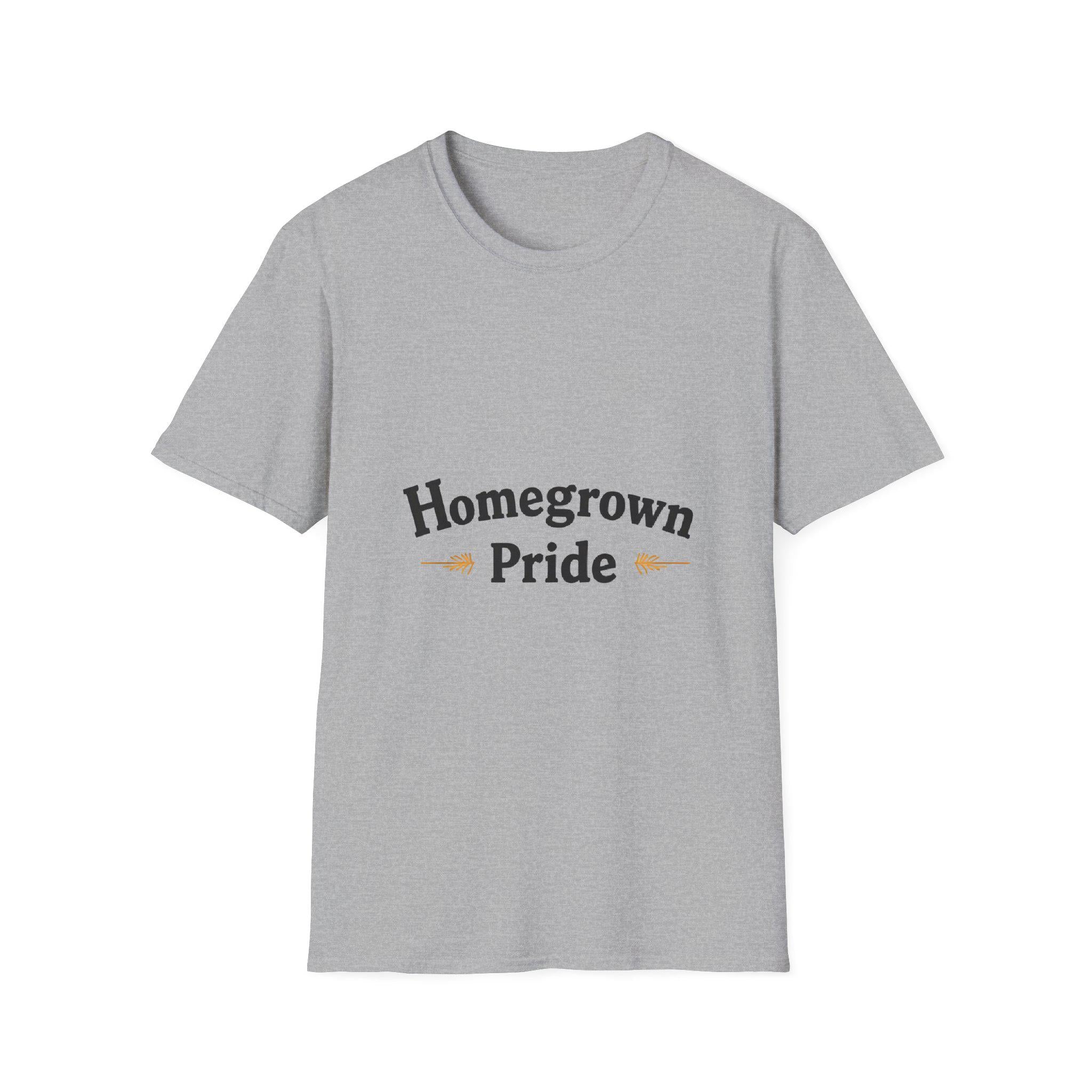 Homegrown Pride T-Shirt Soft Cotton Unisex Tee for Gardeners