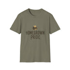 Homegrown Pride T-Shirt Soft Ring-Spun Cotton Tee, Gift for Gardeners