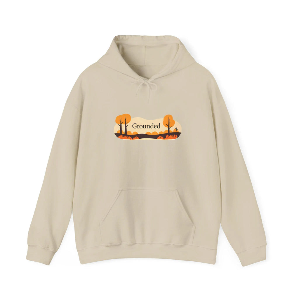 Grounded Unisex Hoodie - Cozy Autumn , Perfect for Fall, Gift for Nature Lovers, Chill Days, and Relaxing in Style