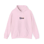 Inspirational "Believe" Hoodie Unisex Cotton-Poly Blend