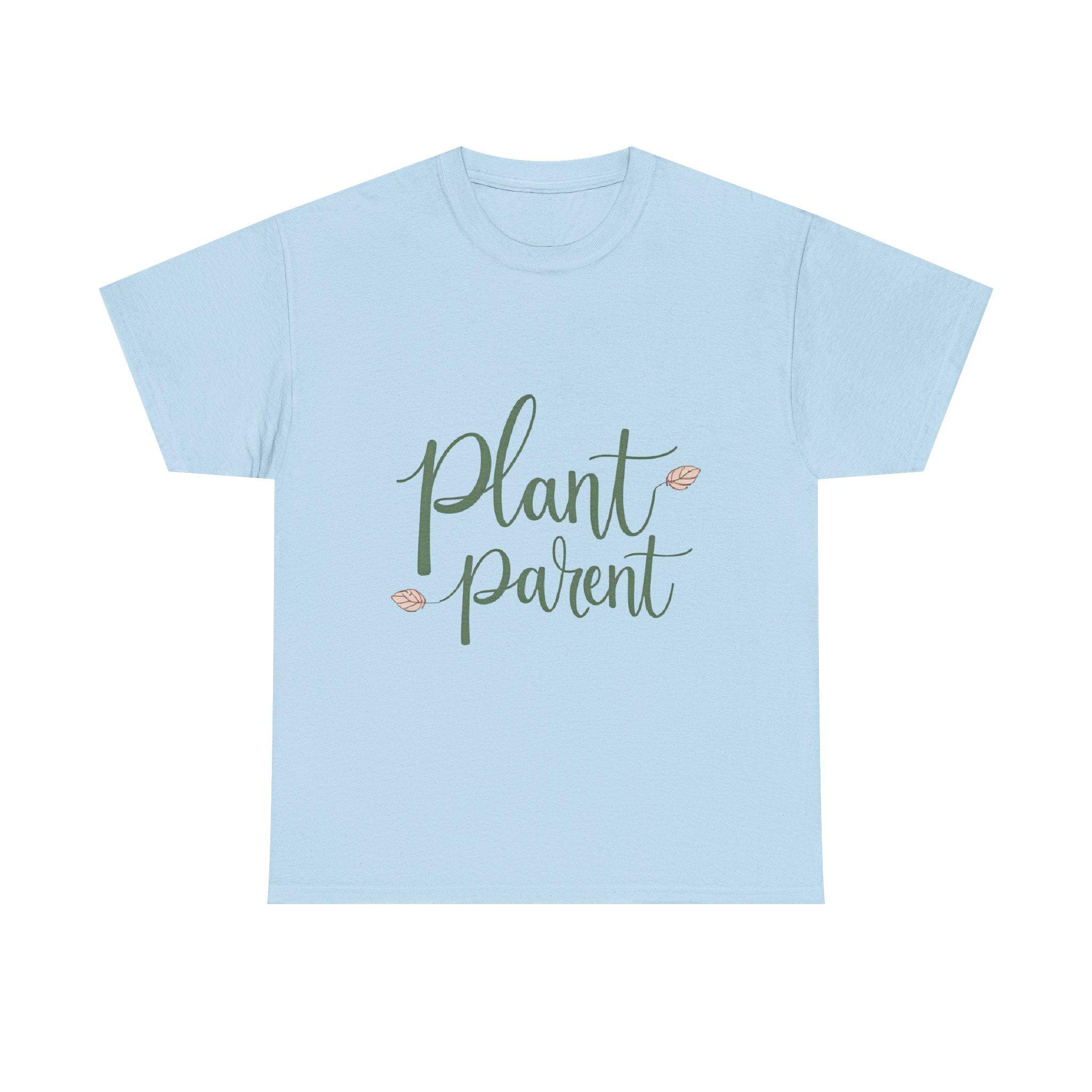 Plant Parent Heavy Cotton Tee Botanical Gift for Plant Lovers