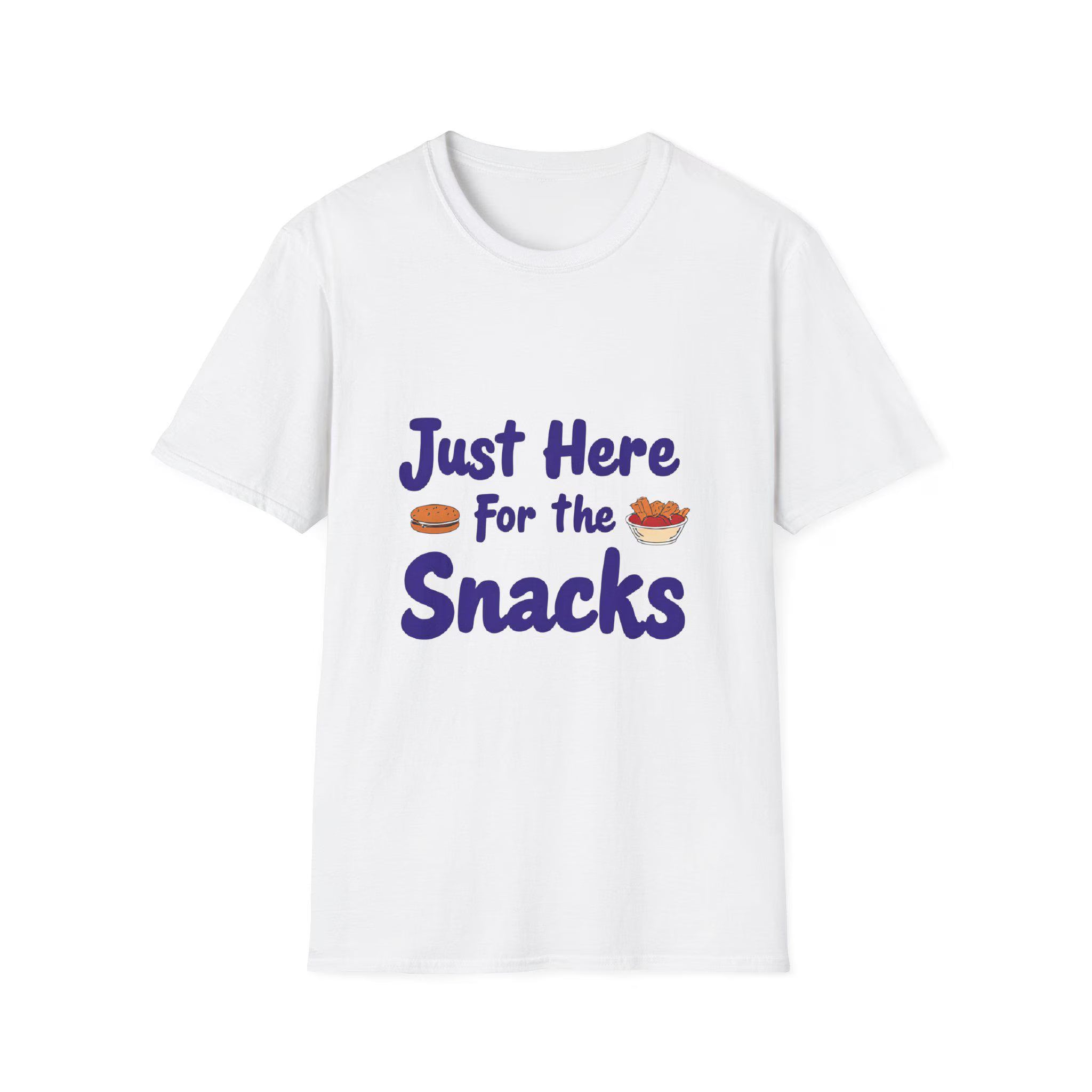 Funny Foodie T-Shirt Snack Lover Unisex Softstyle Tee