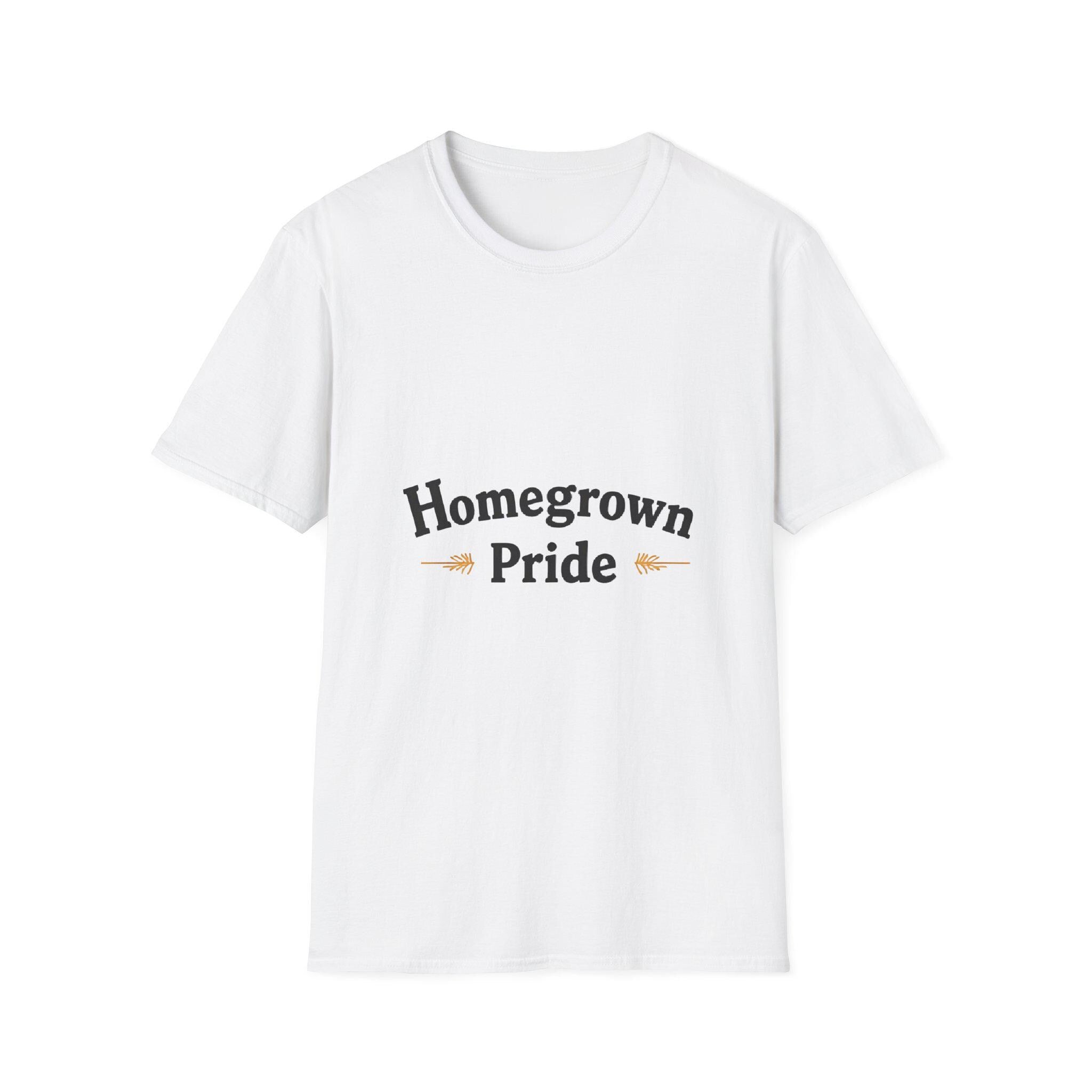 Homegrown Pride T-Shirt Soft Cotton Unisex Tee for Gardeners