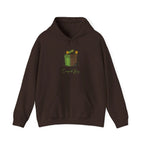 Whimsical Trash Can Hoodie Cozy Eco-Friendly Streetwear