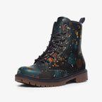 Abstract Winter Starburst Vegan Leather Festival Boots