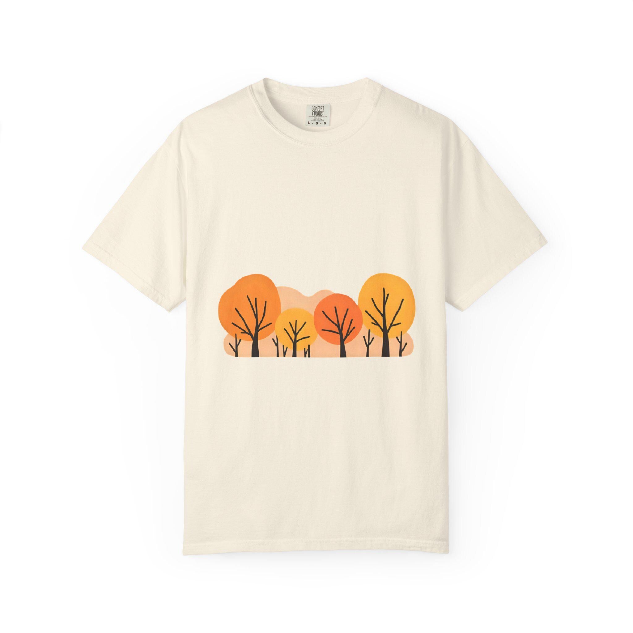 Autumn Landscape T-Shirt Unisex Cozy Fall Graphic Tee