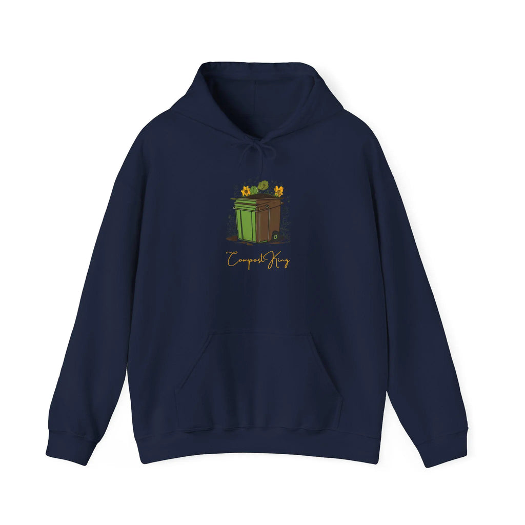 Whimsical Trash Can Hoodie Cozy Eco-Friendly Streetwear