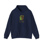 Whimsical Trash Can Hoodie Cozy Eco-Friendly Streetwear
