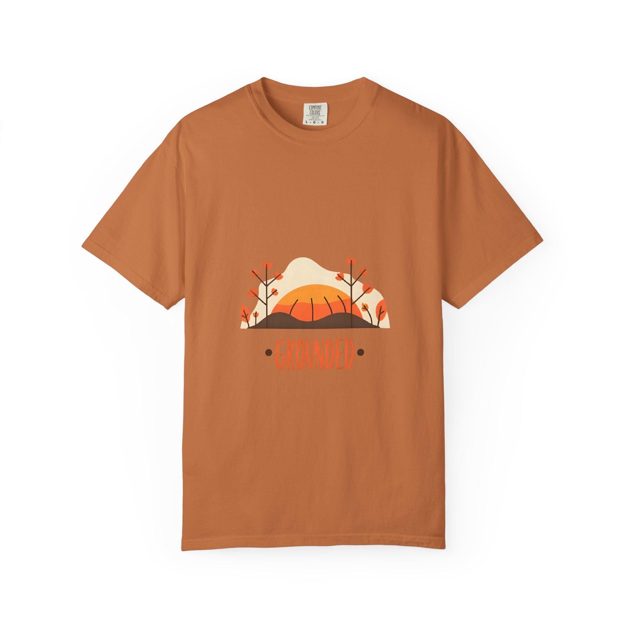Grounded Garment-Dyed T-Shirt Unisex Eco-Friendly Tee for Nature Lovers