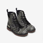 Activated Art Deco Vegan Leather Boots