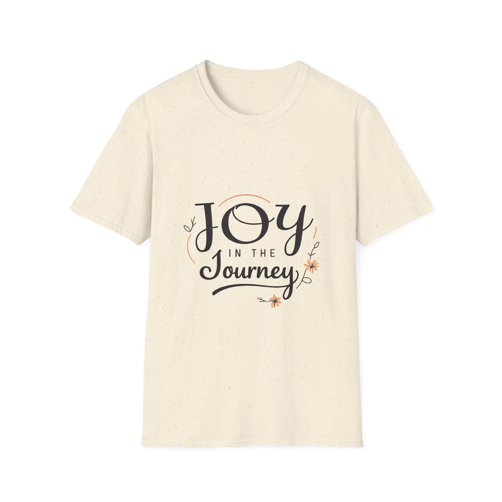 Joyful Journey Unisex T-Shirt Inspirational Ring-Spun Cotton Tee