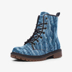 Blue Waves Vegan Leather Boots