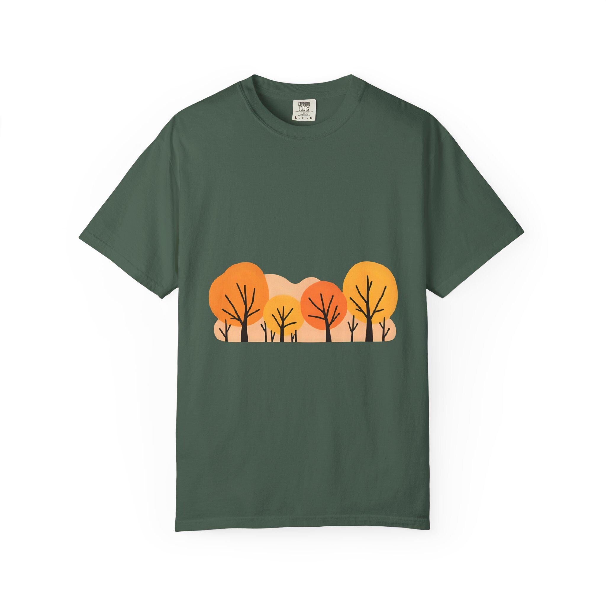 Autumn Landscape T-Shirt Unisex Cozy Fall Graphic Tee