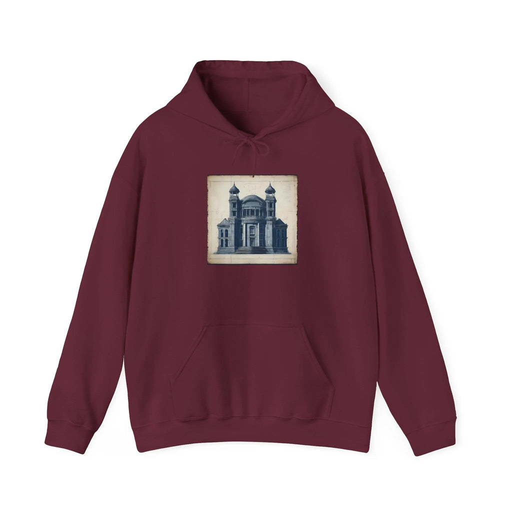 Vintage Architecture Hoodie Unisex Streetwear