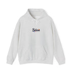 Inspirational "Believe" Hoodie Unisex Cotton-Poly Blend