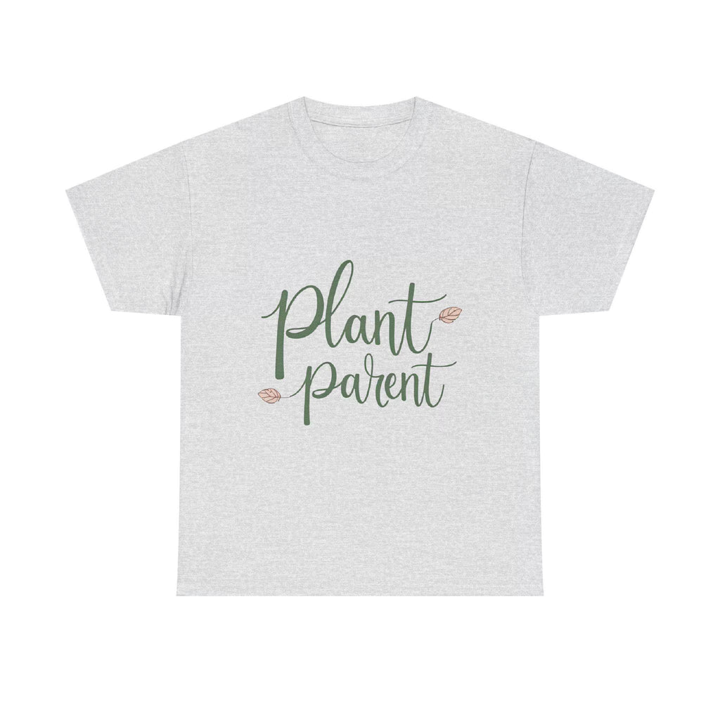 Plant Parent Heavy Cotton Tee Botanical Gift for Plant Lovers
