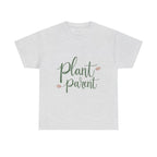 Plant Parent Heavy Cotton Tee Botanical Gift for Plant Lovers