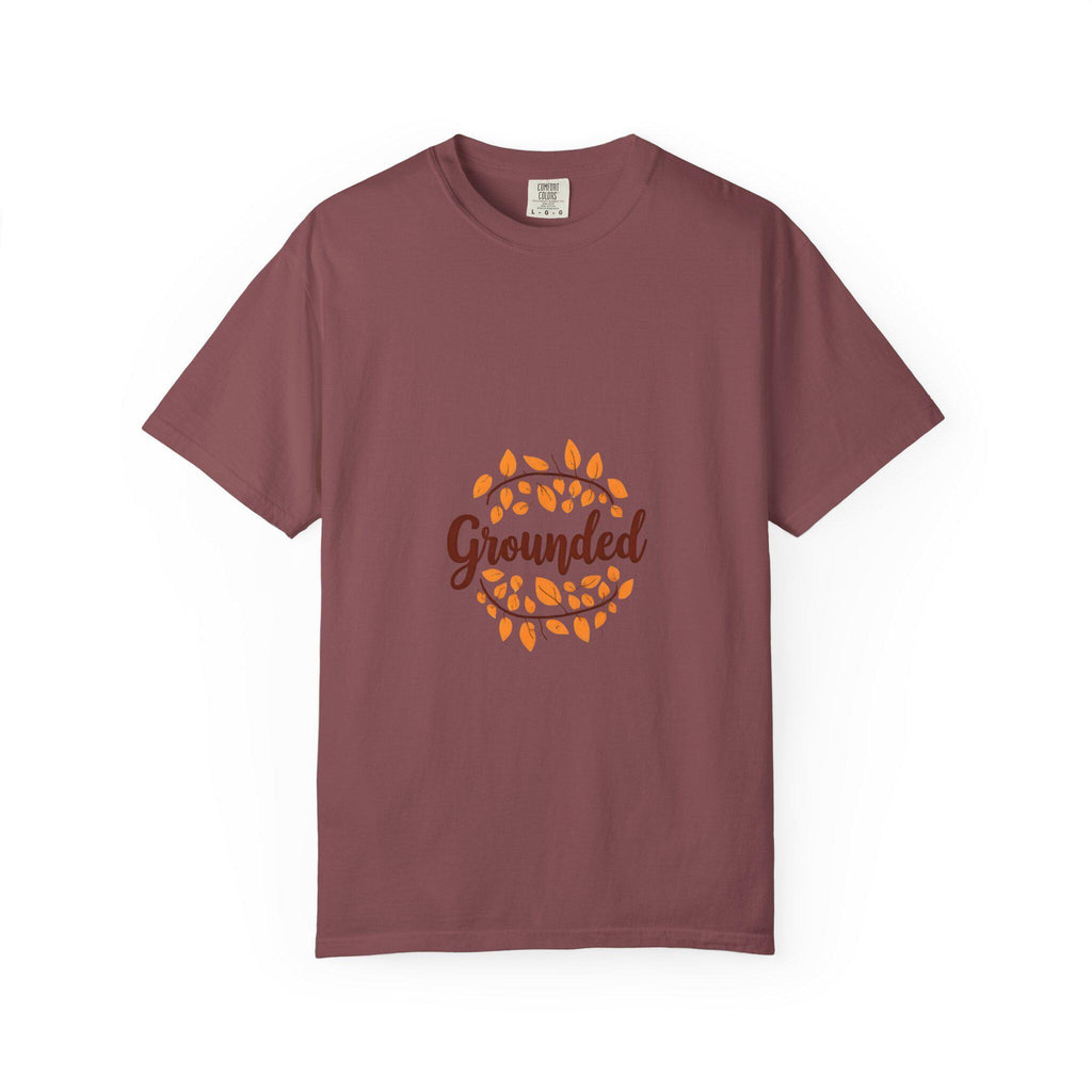 Grounded Garment-Dyed T-Shirt Unisex Cozy Fall Vibe