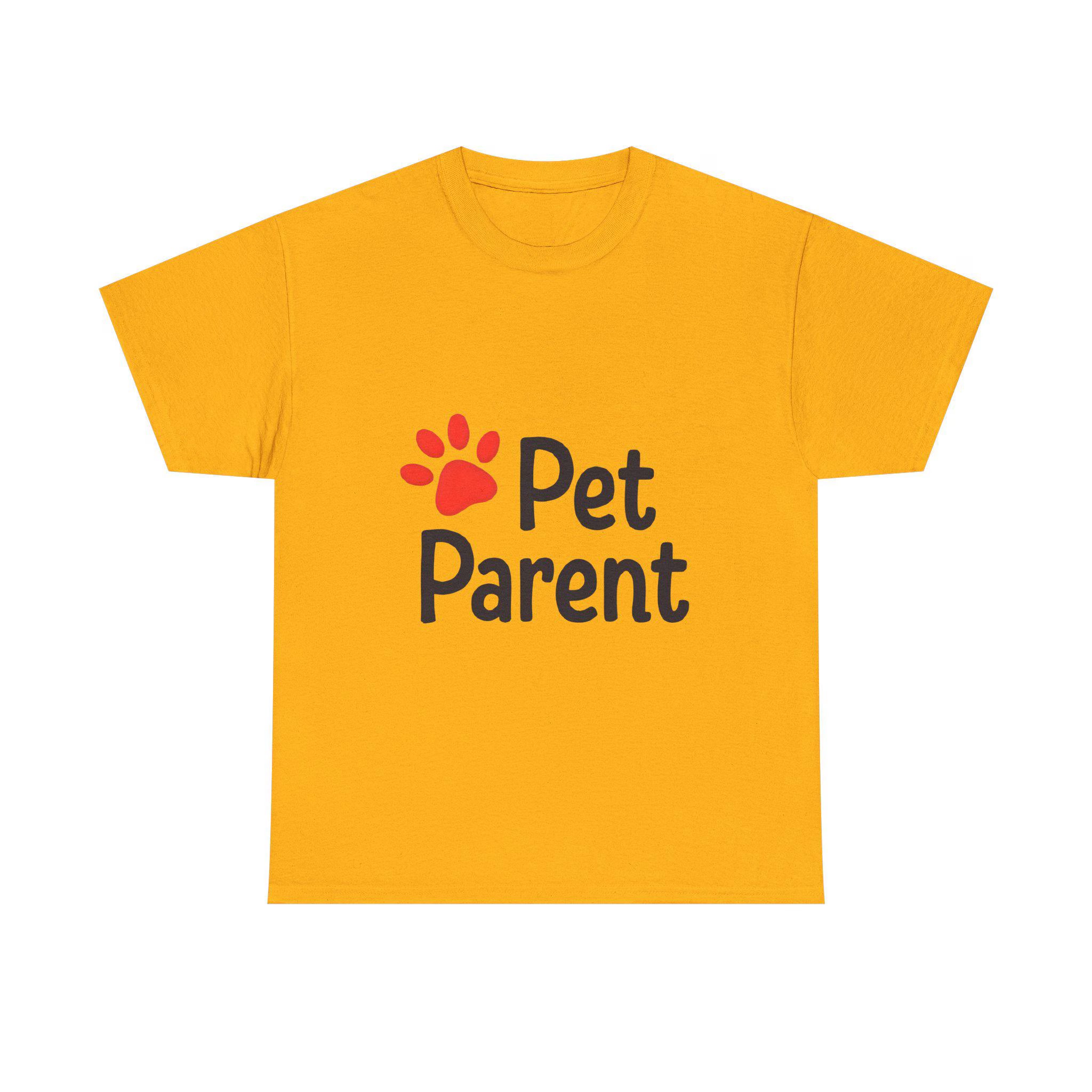 Pet Parent Heavy Cotton Tee Animal Lover Gift