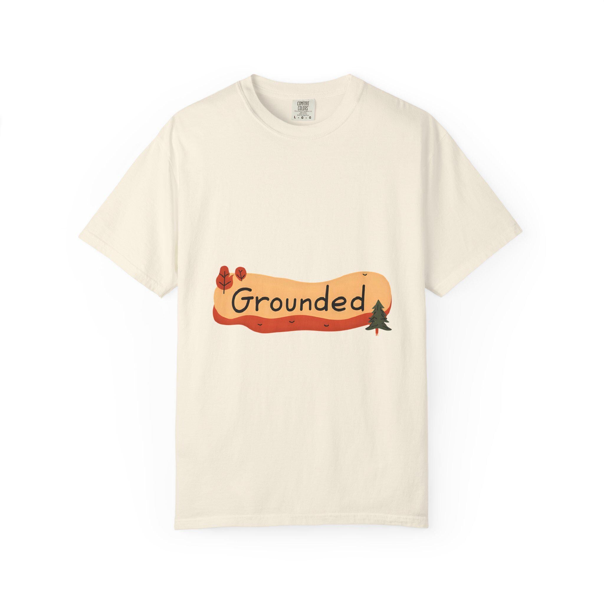 Grounded Nature T-Shirt Garment-Dyed Ring-Spun Cotton Tee