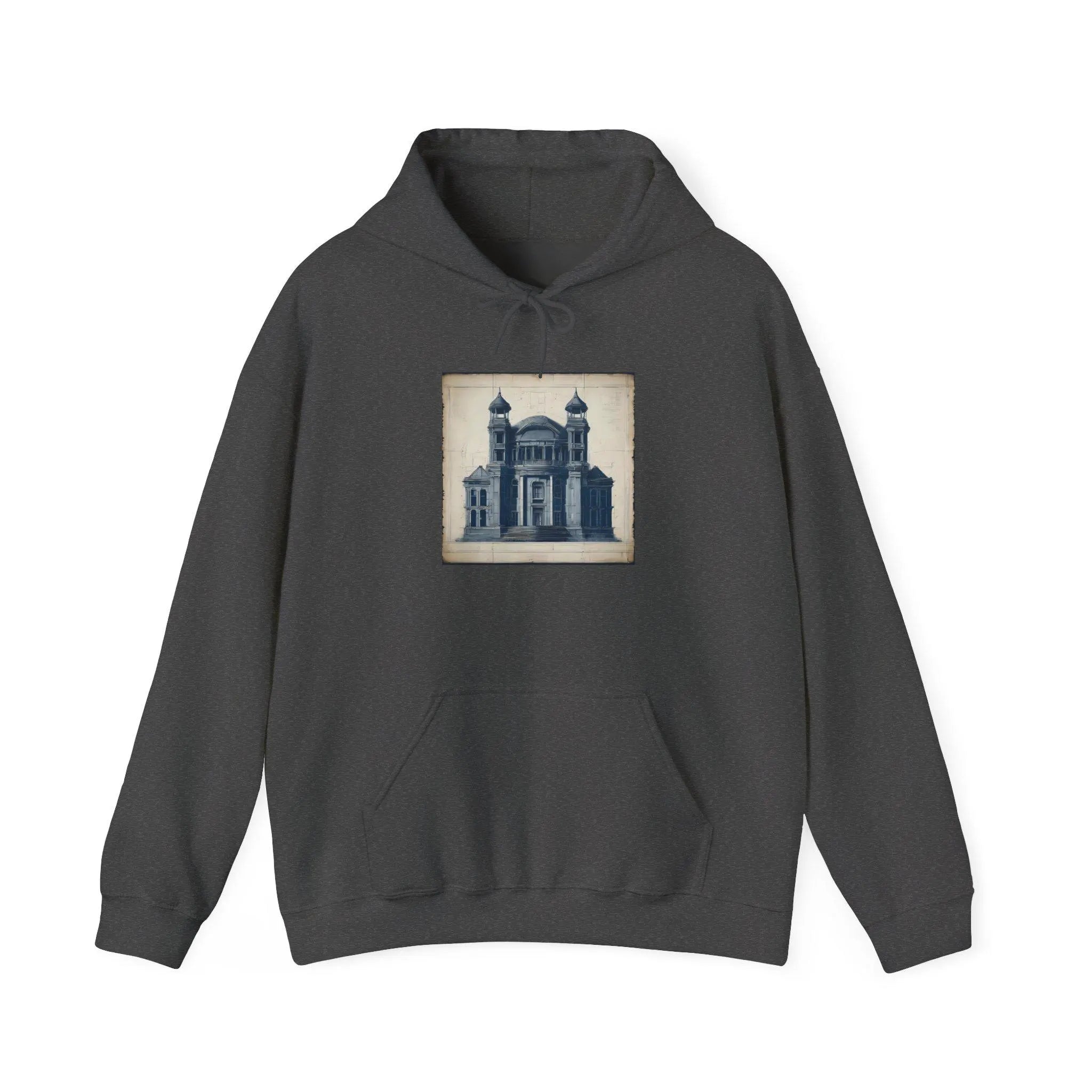 Vintage Architecture Hoodie Unisex Streetwear