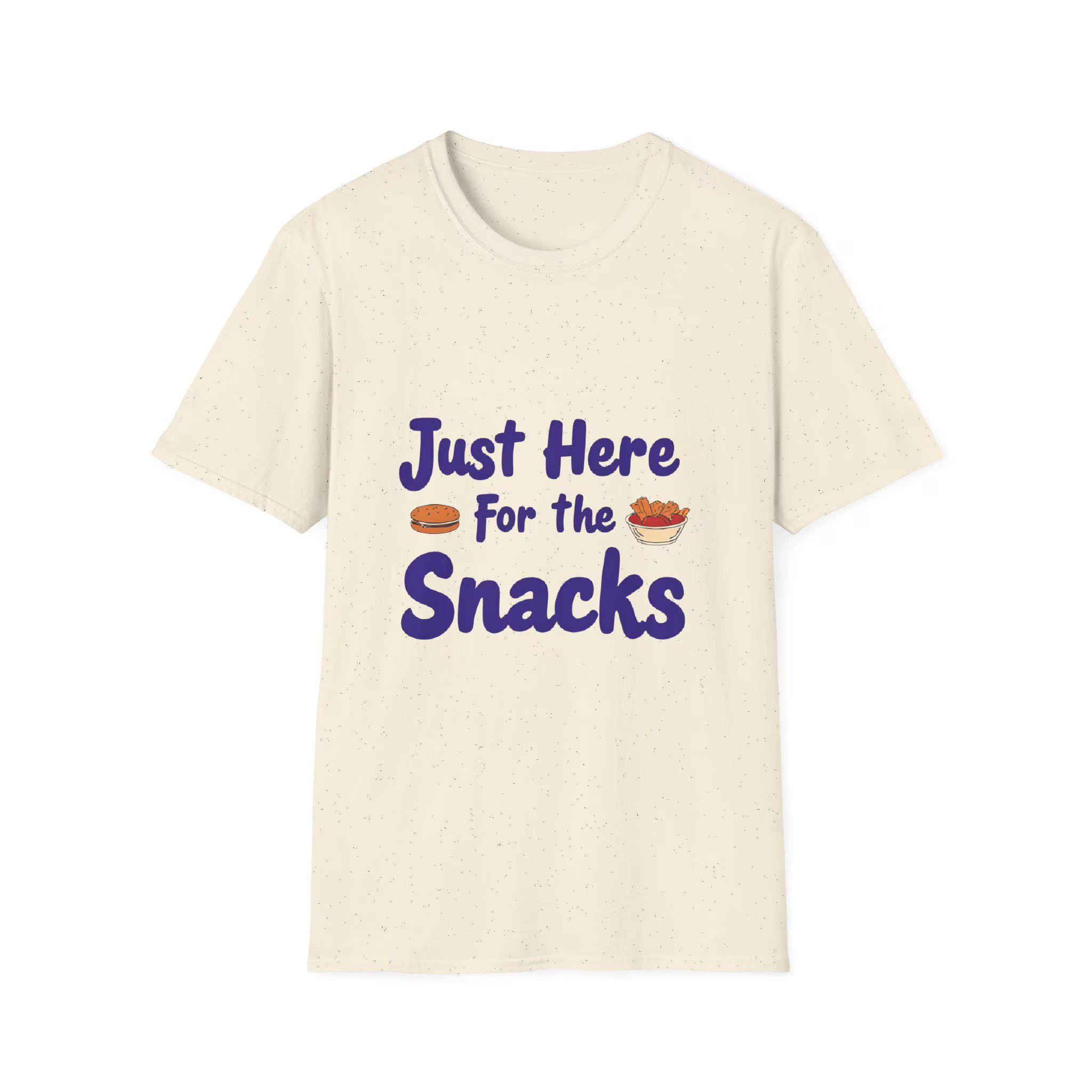 Funny Foodie T-Shirt Snack Lover Unisex Softstyle Tee