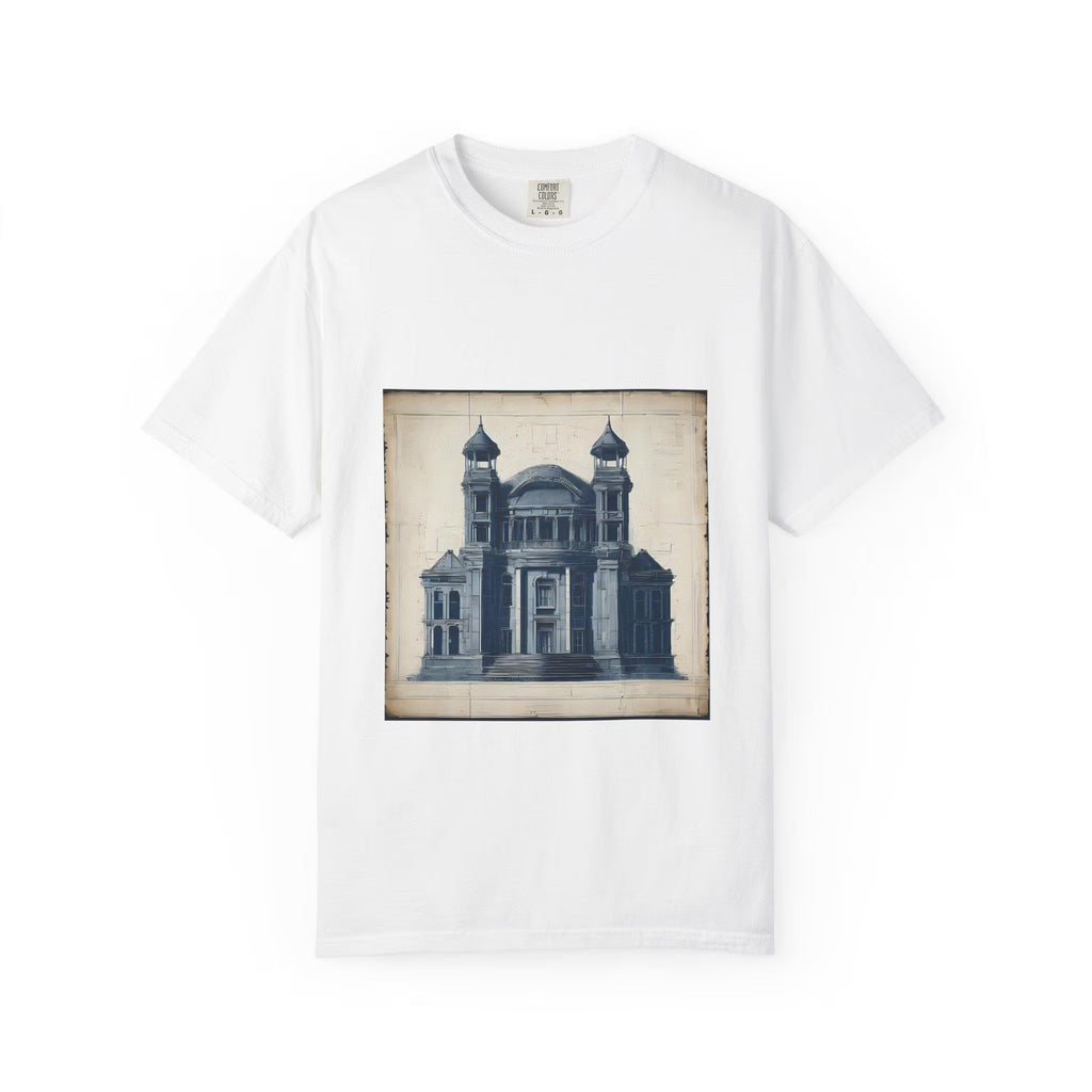Architectural Illustration T-Shirt Garment-Dyed Comfort Colors Tee