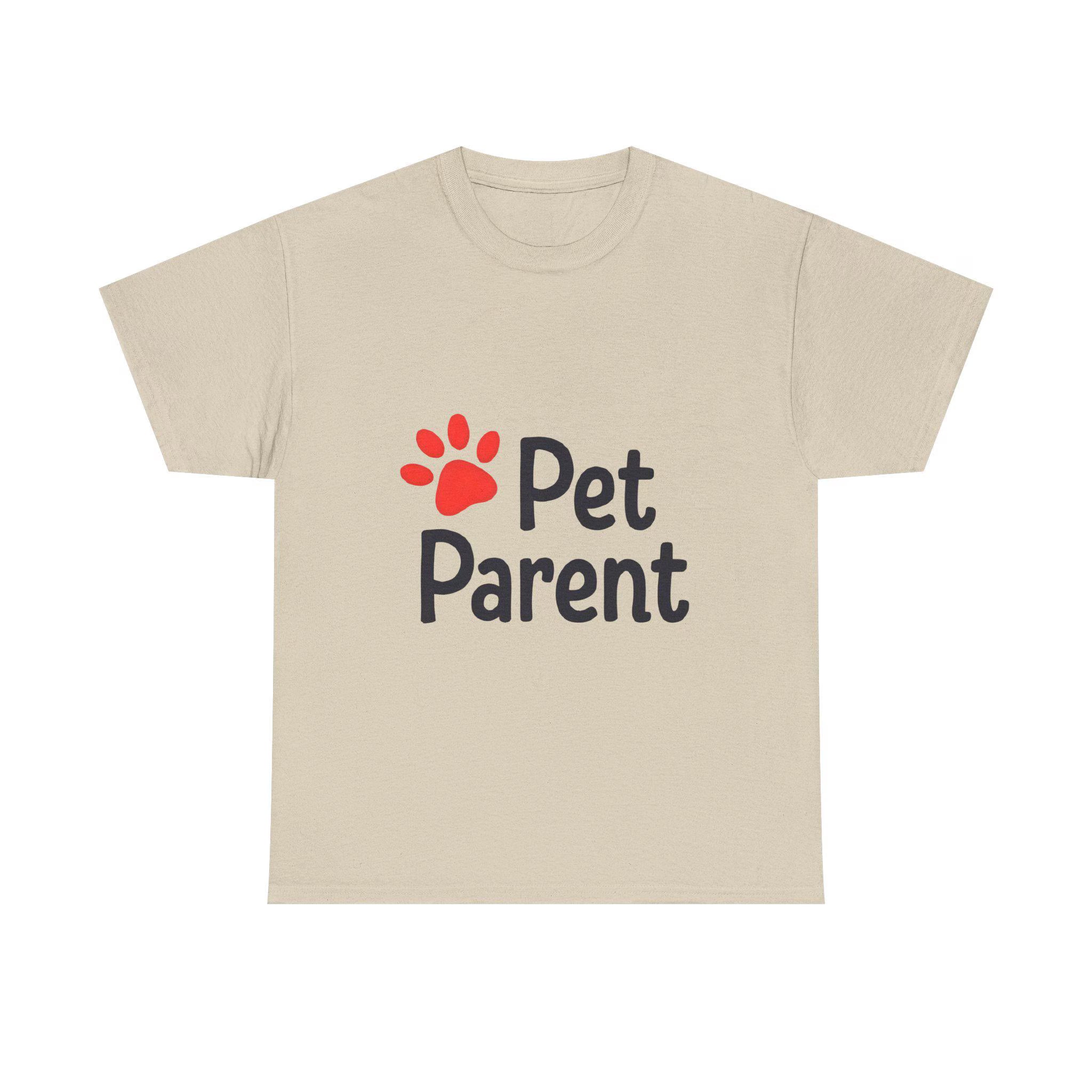 Pet Parent Heavy Cotton Tee Animal Lover Gift