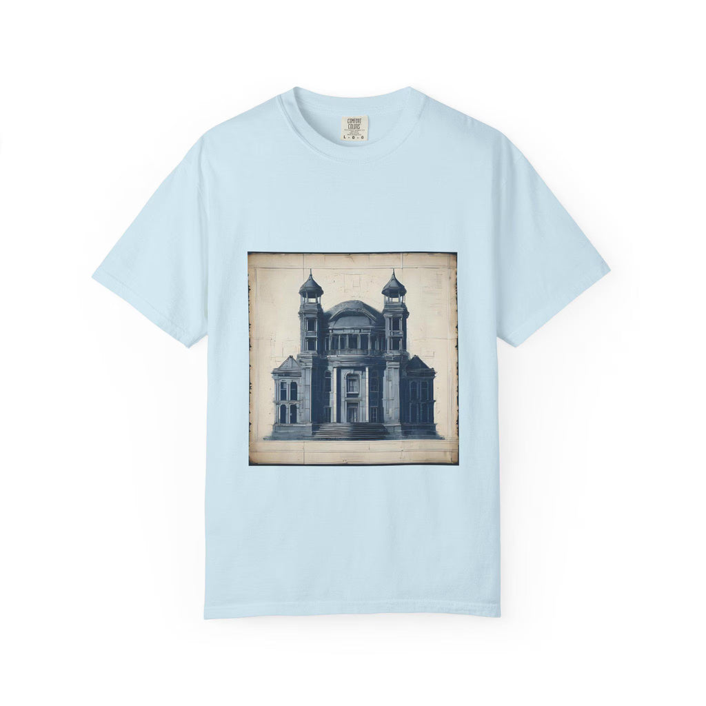 Architectural Illustration T-Shirt Garment-Dyed Comfort Colors Tee