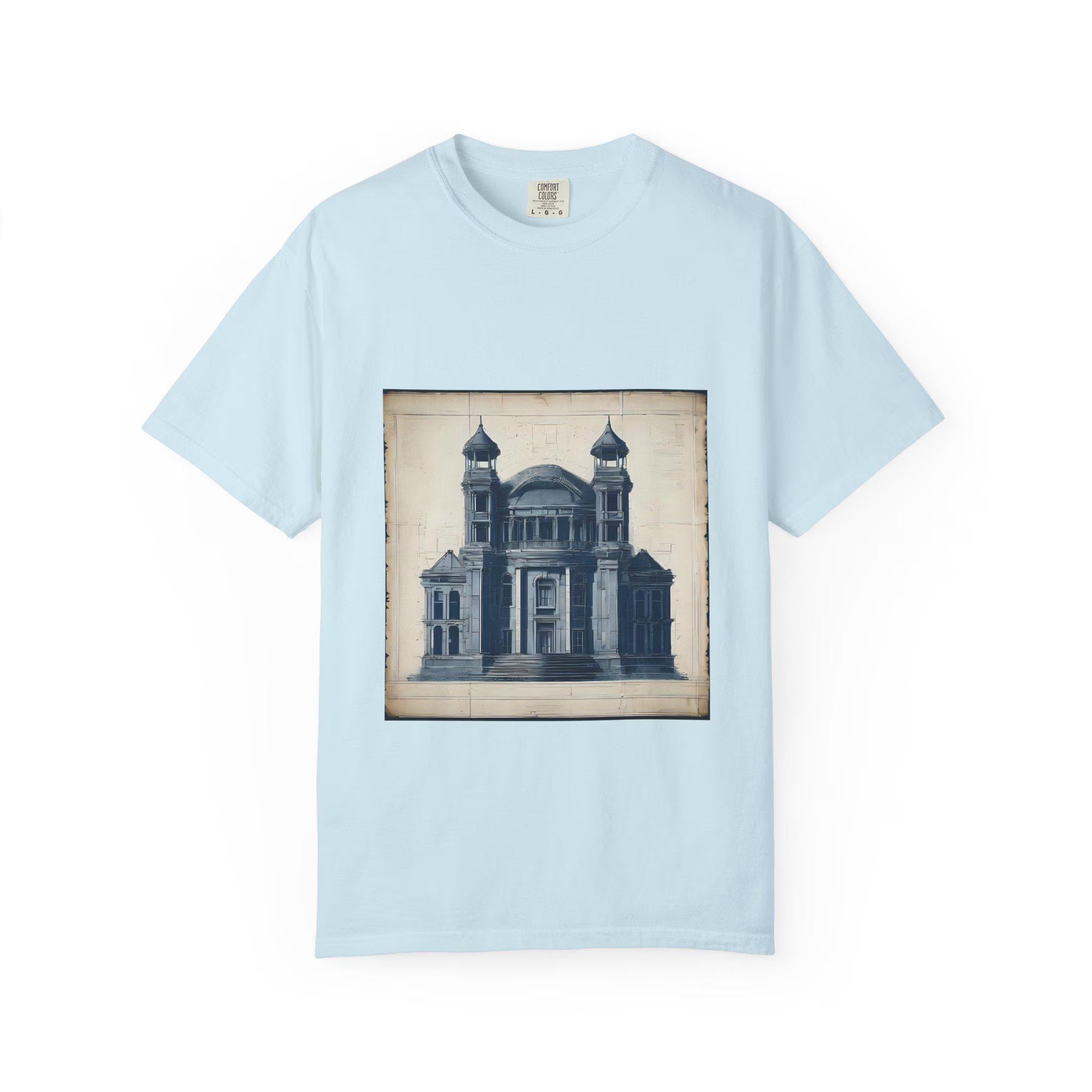 Architectural Illustration T-Shirt Garment-Dyed Comfort Colors Tee