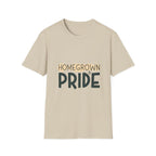 Homegrown Pride T-Shirt Softstyle Cotton Tee for Gardeners