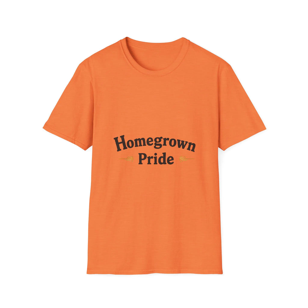 Homegrown Pride T-Shirt Soft Cotton Unisex Tee for Gardeners