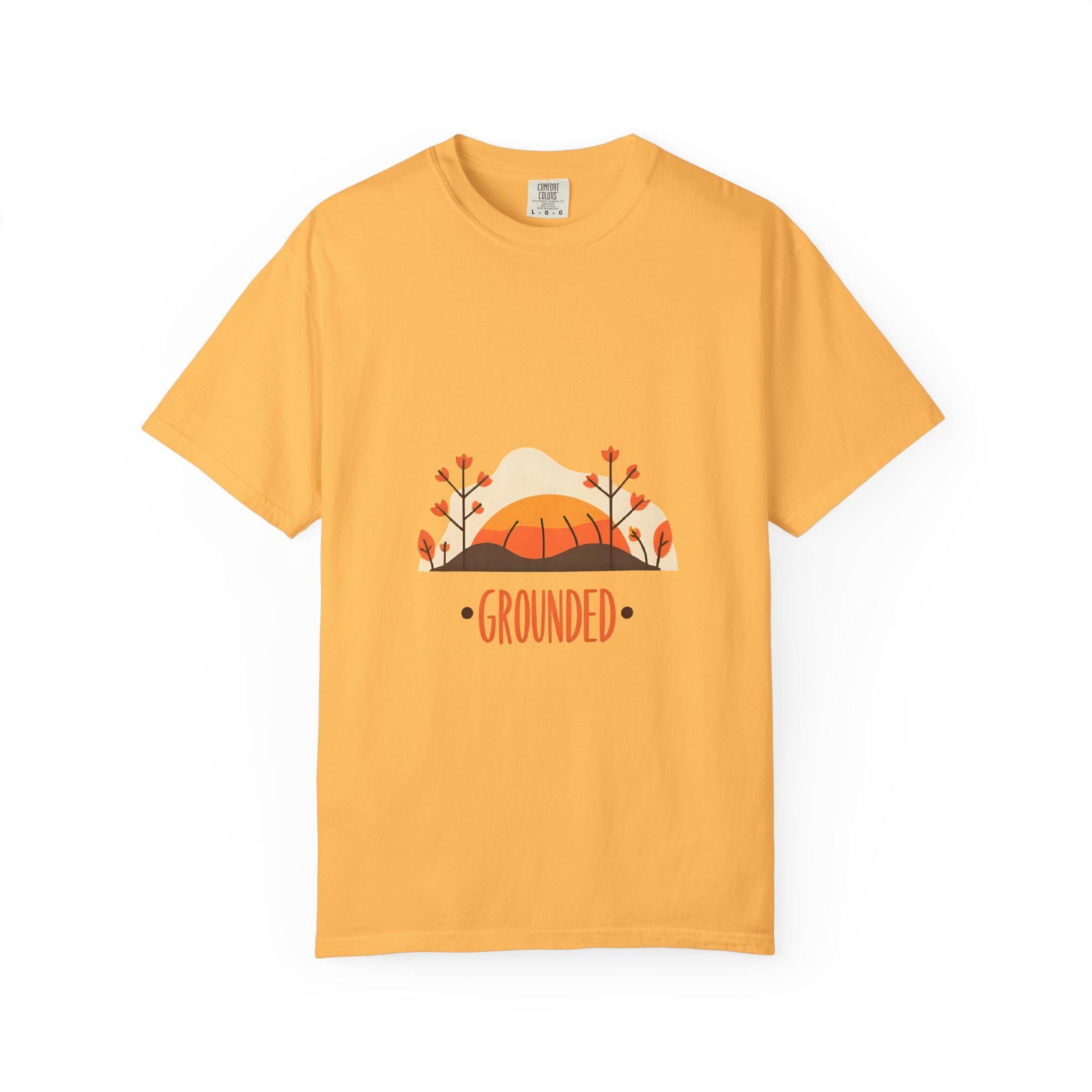 Grounded Garment-Dyed T-Shirt Unisex Eco-Friendly Tee for Nature Lovers