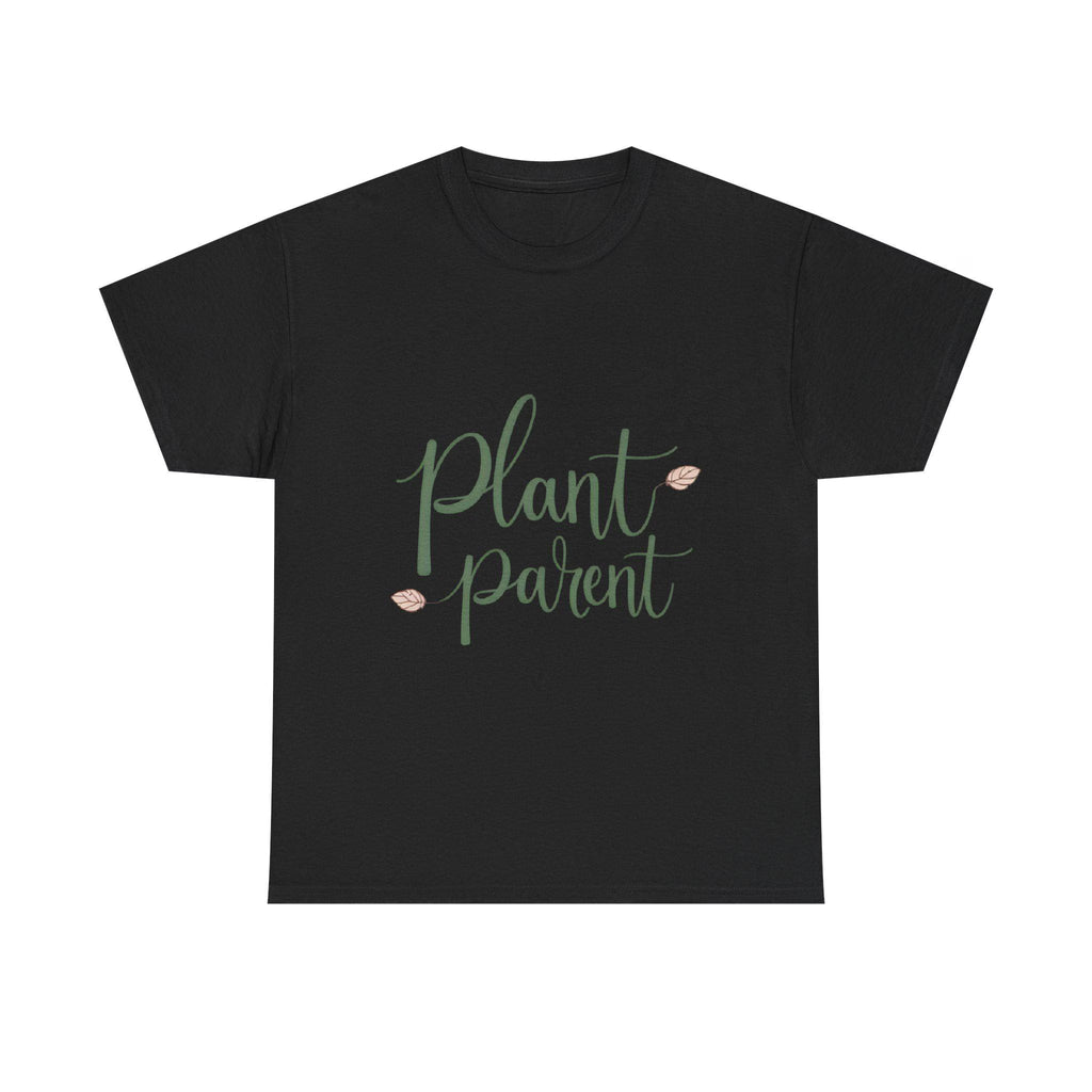 Plant Parent Heavy Cotton Tee Botanical Gift for Plant Lovers