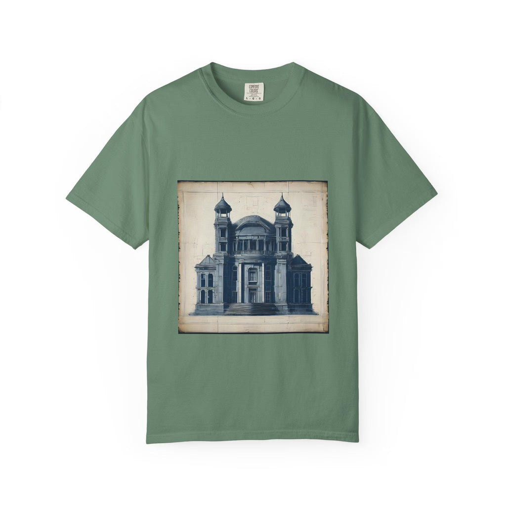 Architectural Illustration T-Shirt Garment-Dyed Comfort Colors Tee