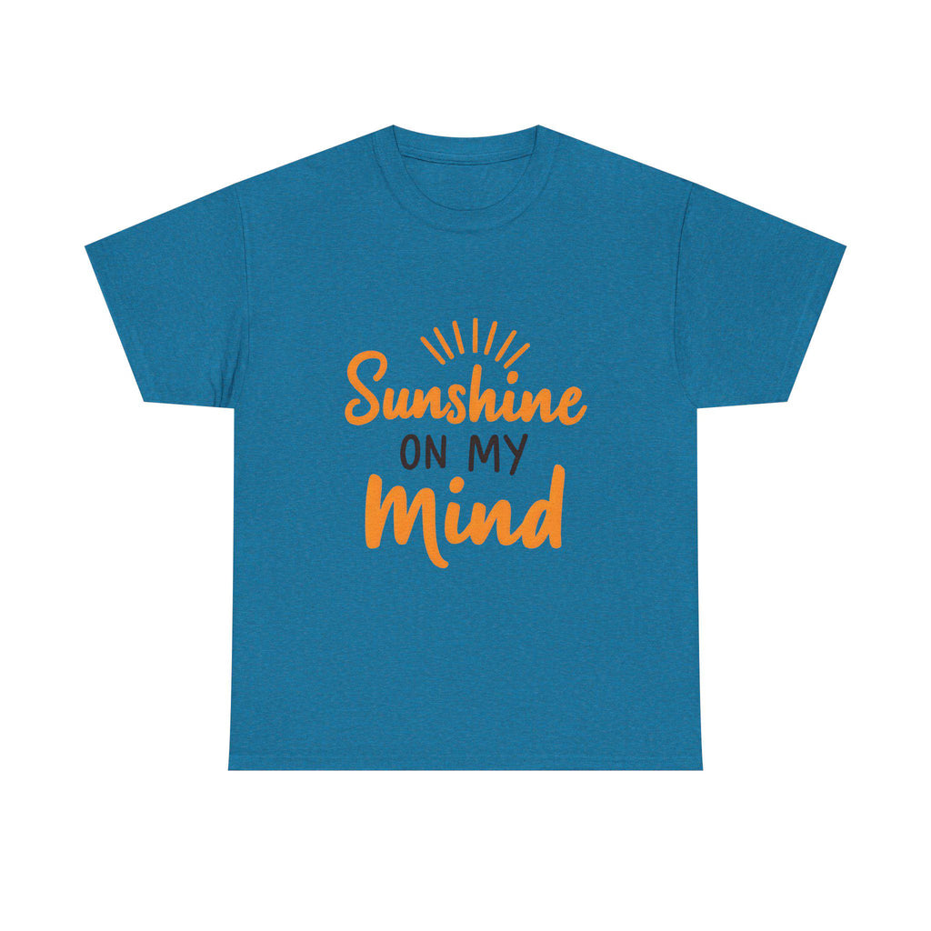 Sunshine on My Mind T-Shirt Unisex Heavy Cotton Tee, Summer Vibes