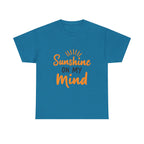 Sunshine on My Mind T-Shirt Unisex Heavy Cotton Tee, Summer Vibes