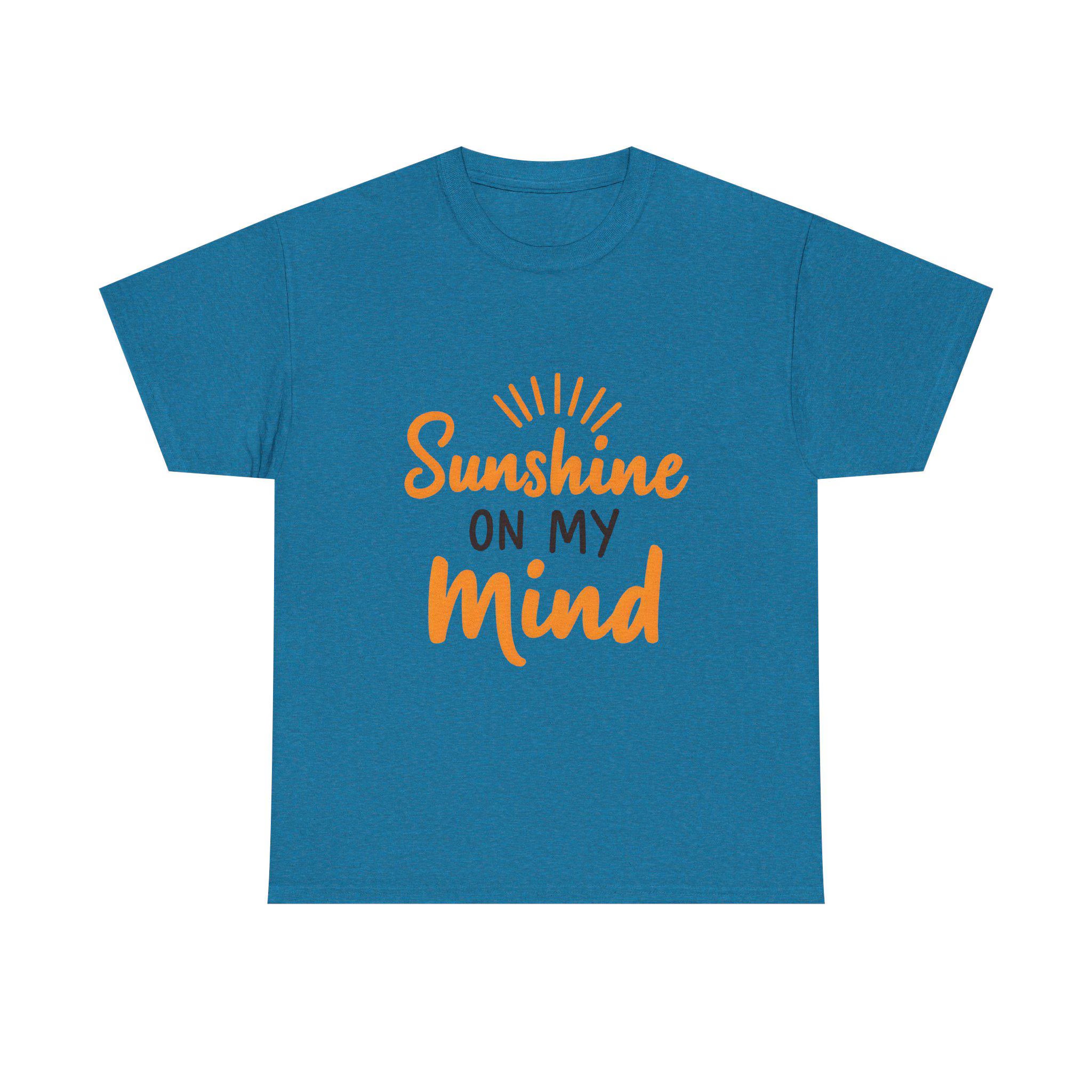 Sunshine on My Mind T-Shirt Unisex Heavy Cotton Tee, Summer Vibes